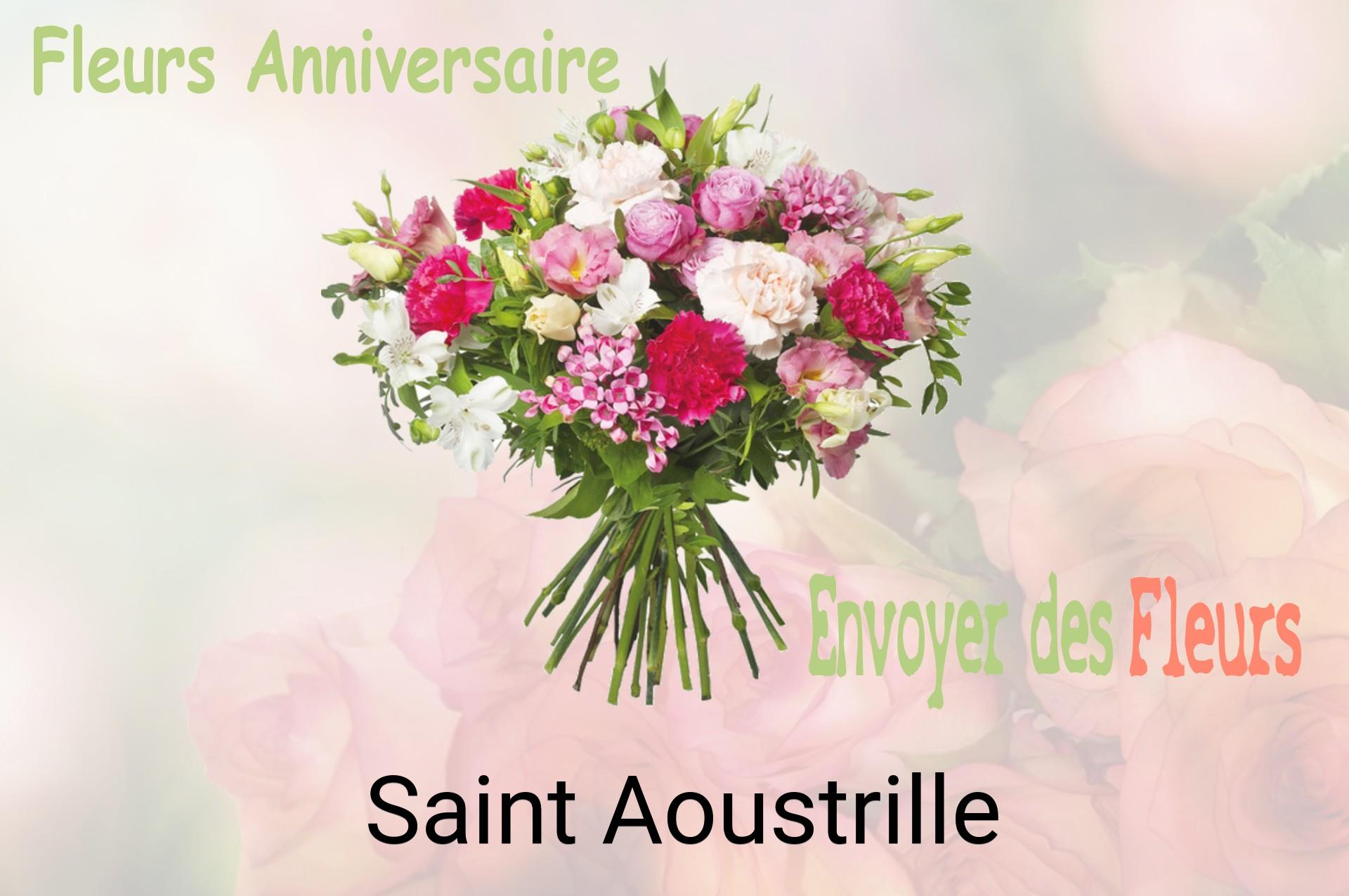 Bouquet de fleurs d’anniversaire livré à Saint-Aoustrille
